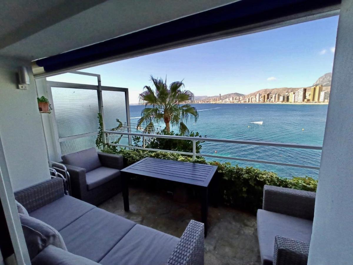 Estudio Primera Linea Con Acceso Privado Al Mar Benidorm Exteriör bild