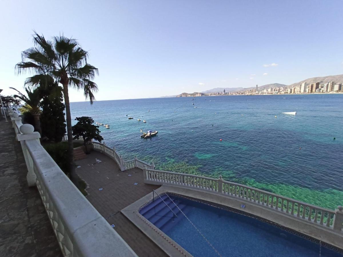 Estudio Primera Linea Con Acceso Privado Al Mar Benidorm Exteriör bild